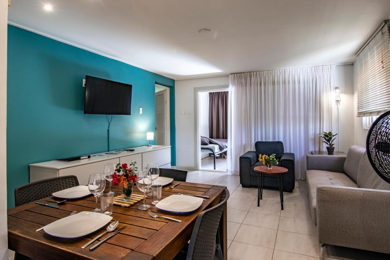 Modern Appartement Op Resort Seru-Coral 4 Pers 2 Slpk Met Een Groot Zwembad วิลเลมสตัด ภายนอก รูปภาพ